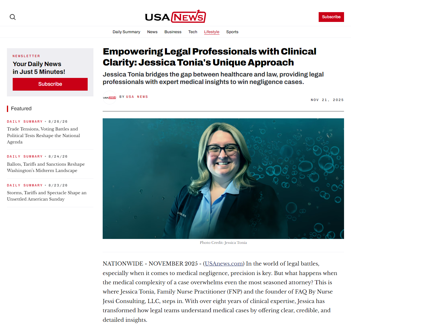 USA News Feature Image